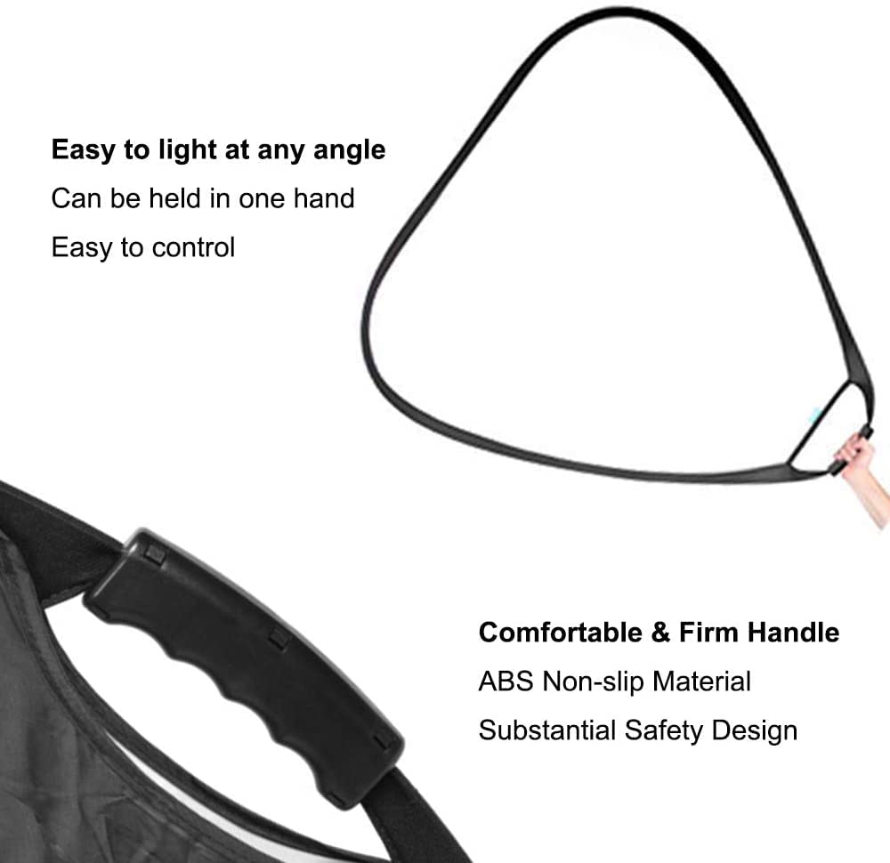 Selens 5-in-1 31.5 Inch Triangle Reflector with Handle for Photography Photo Studio Lighting & Outdoor Lighting