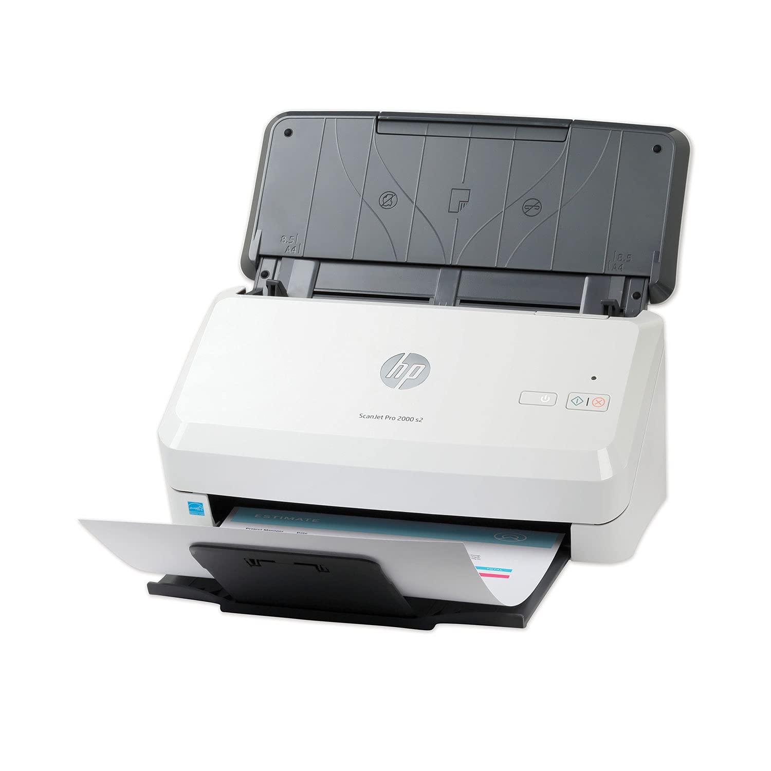 HP ScanJet Pro 3000 s4 (6FW07A) Escáner dúplex a Color USB 3.0 de 40 ppm con ADF de 50 páginas para Documentos, Fotos, Recibos y Tarjetas. Controladores Twain/ISIS incluidos