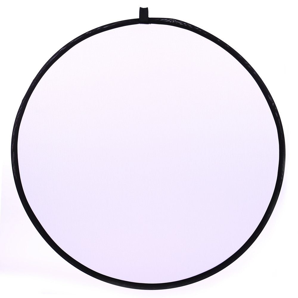 43" / 110cm 5-in-1 Collapsible Multi-Disc Round Light Reflector with Bag - Translucent, Gold, Silver, Black and White