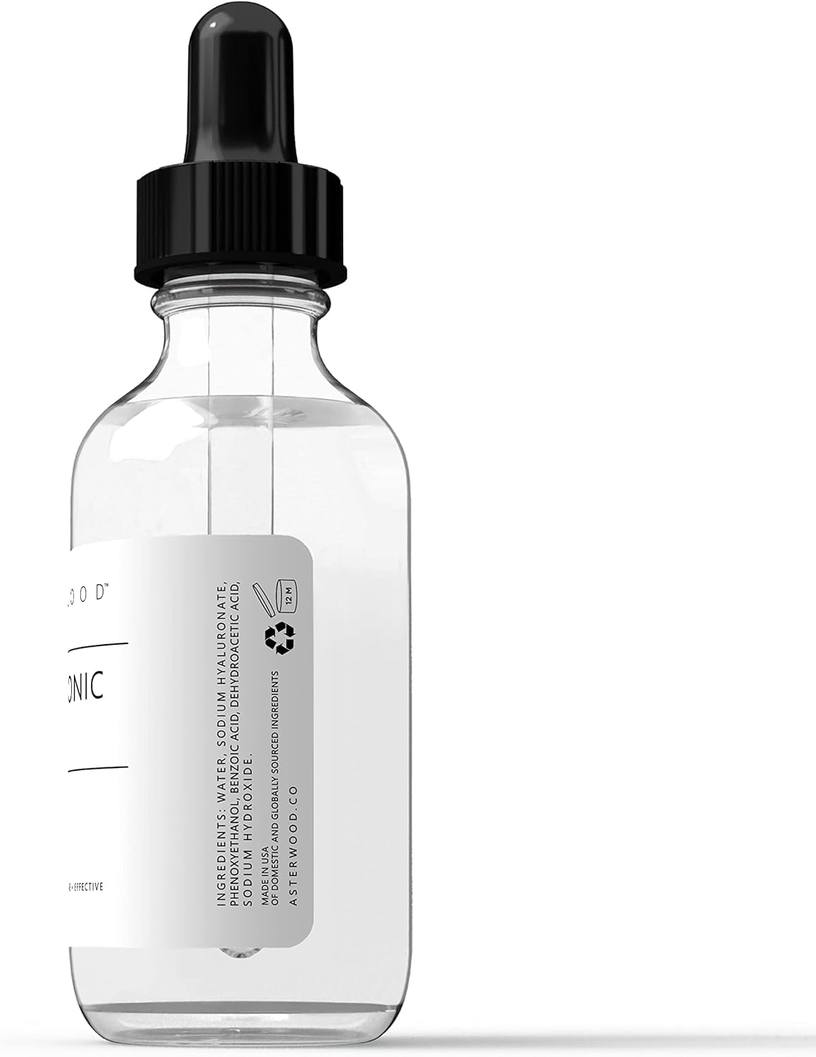 Asterwood Naturals- Ácido Hialurónico Sérum 30 ml - Hidratante y Nutritivo