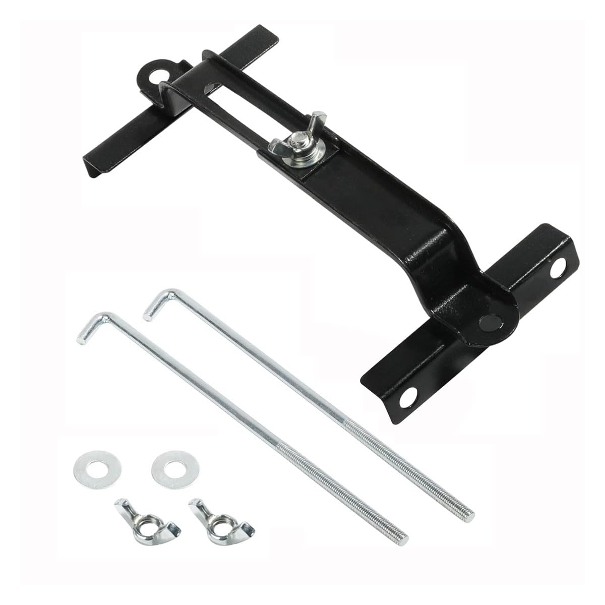 Kit de sujeción de batería de coche, soporte ajustable para amarre de batería, barra transversal universal de batería con tornillo J, soporte de sujeción de batería automático, kit de soporte de