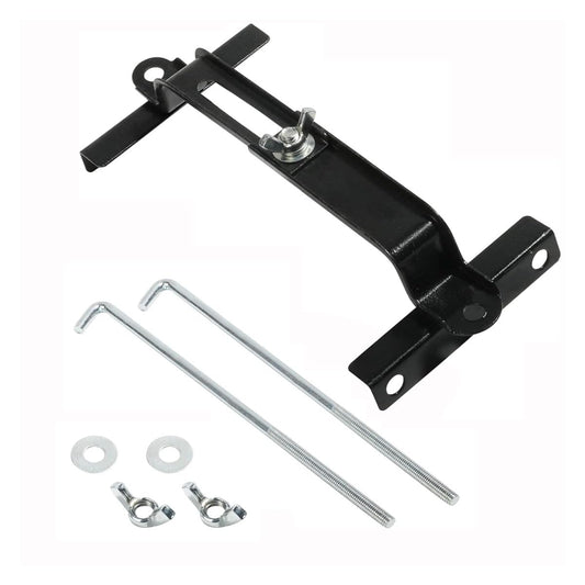 Kit de sujeción de batería de coche, soporte ajustable para amarre de batería, barra transversal universal de batería con tornillo J, soporte de sujeción de batería automático, kit de soporte de