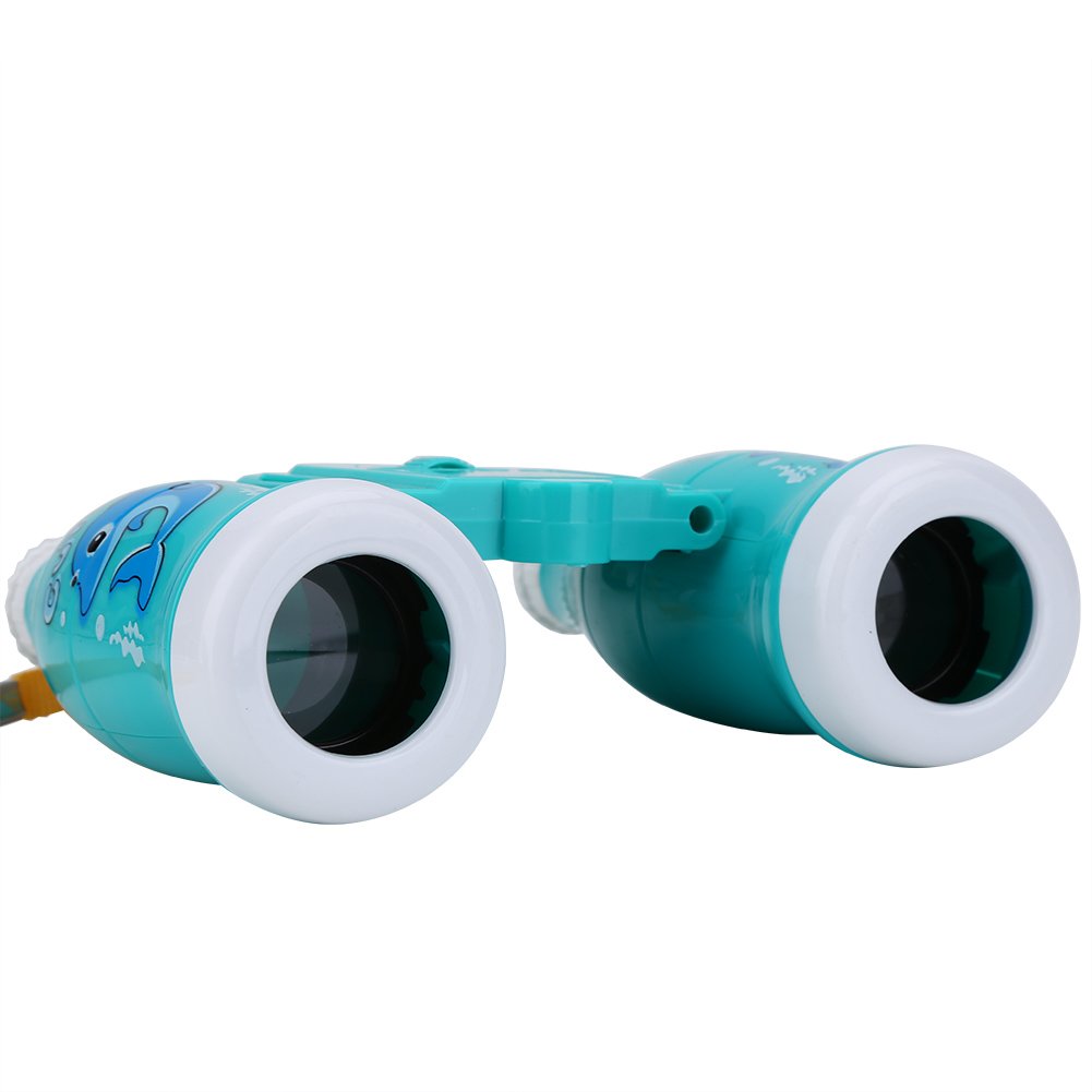 VGEBY Binoculares para niños, telescopio Compacto a Prueba de Golpes Binoculares de Aprendizaje Educativo de Alta resolución para niños y niñas(Azul)