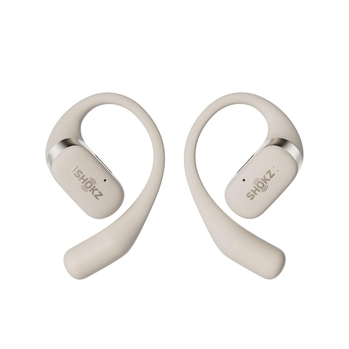 Auriculares Deportivos Shokz Beige True Wireless Bluetooth de Conducción Aérea Resistentes al Sudor y Agua