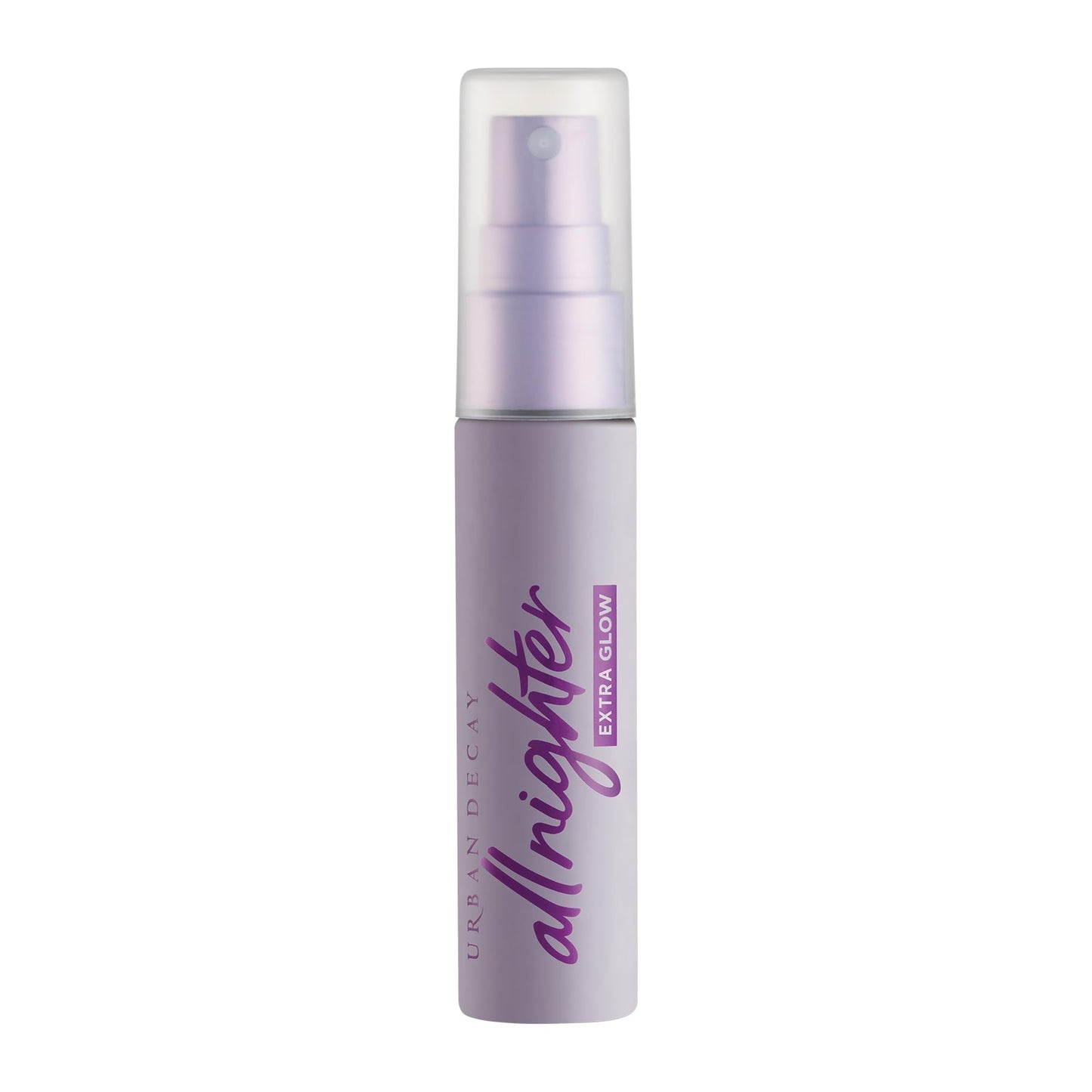 Urban Decay All Nighter Setting Spray Ultra Glow fijador de maquillaje hasta por 16hrs acabado glow, tamaño de viaje, 30ml