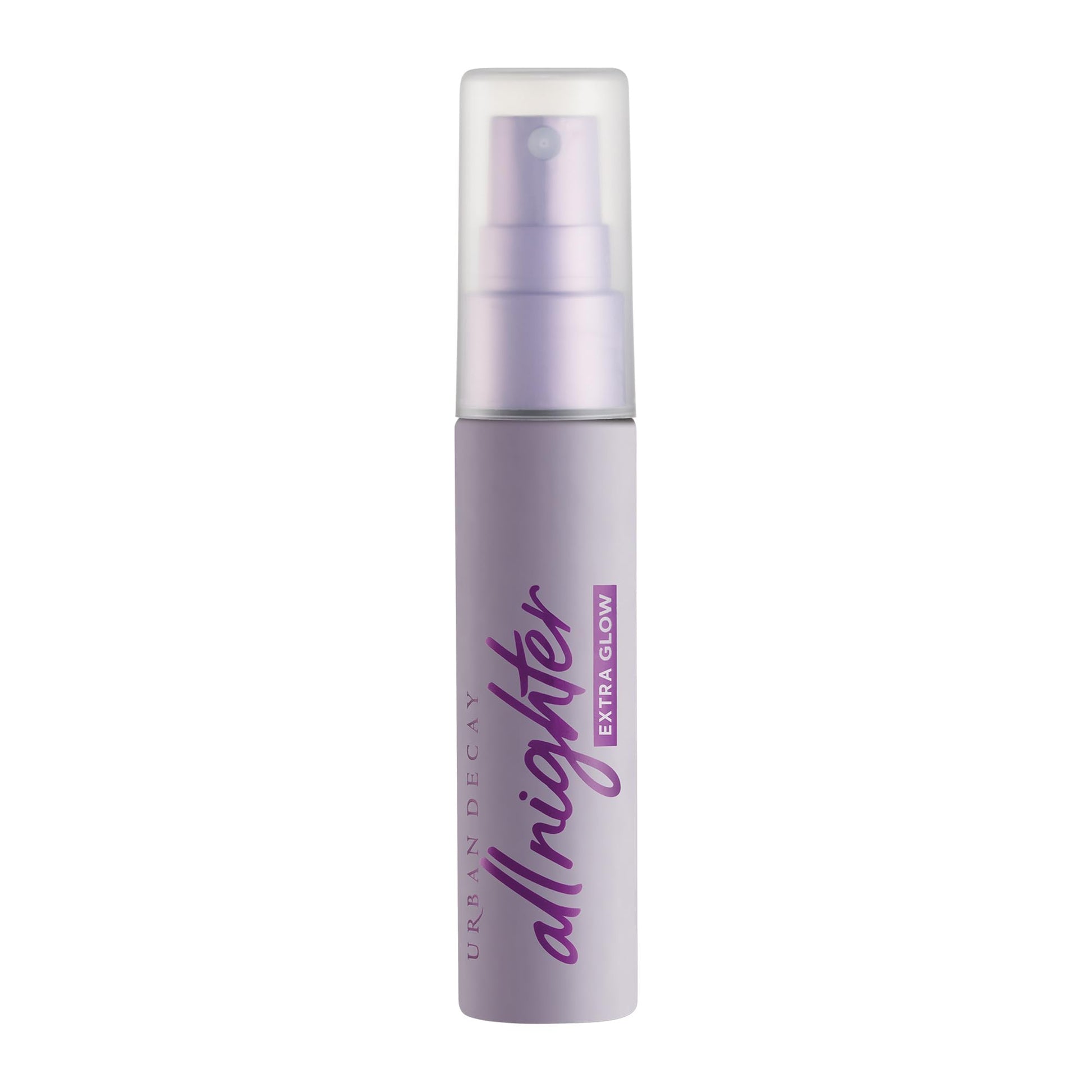 Urban Decay All Nighter Setting Spray Ultra Glow fijador de maquillaje hasta por 16hrs acabado glow, tamaño de viaje, 30ml