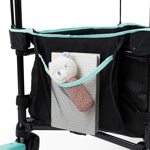 Cochecito Transportador Summer by Ingenuity Negro Verde Azulado con Techo para Bebés