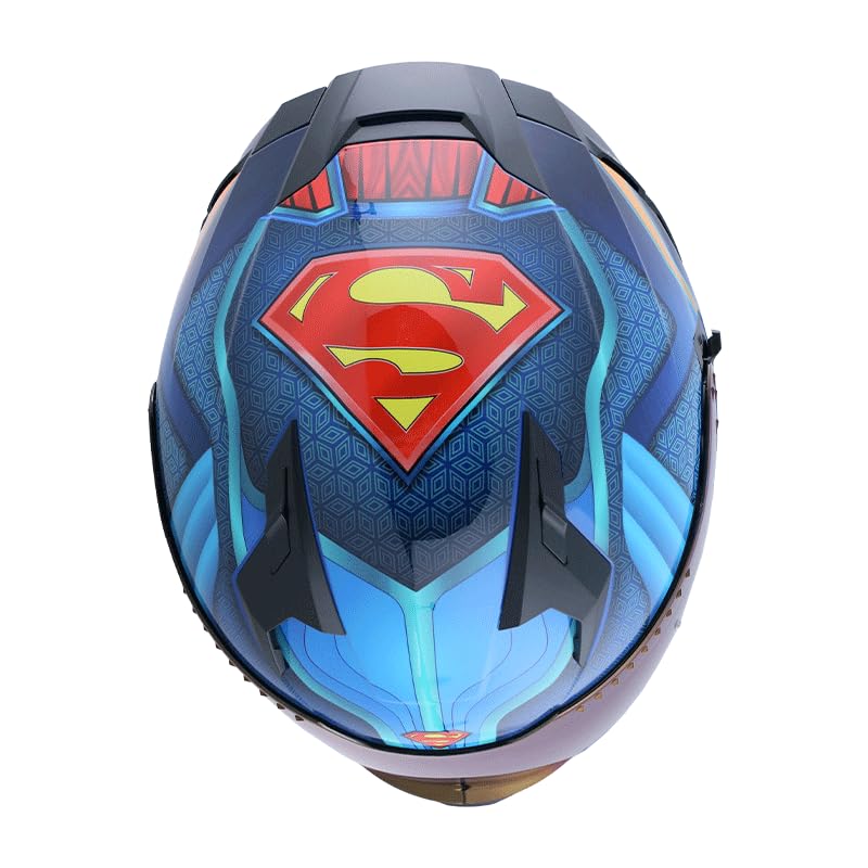 Casco Modular - DC - Visor Anti Baho Motocicleta Marca Edge - Visor Doble ANTIVAHO Certificado Dot Moto - Cascos Motocross Pegatina Pegatinas Protector Mujer Hombre