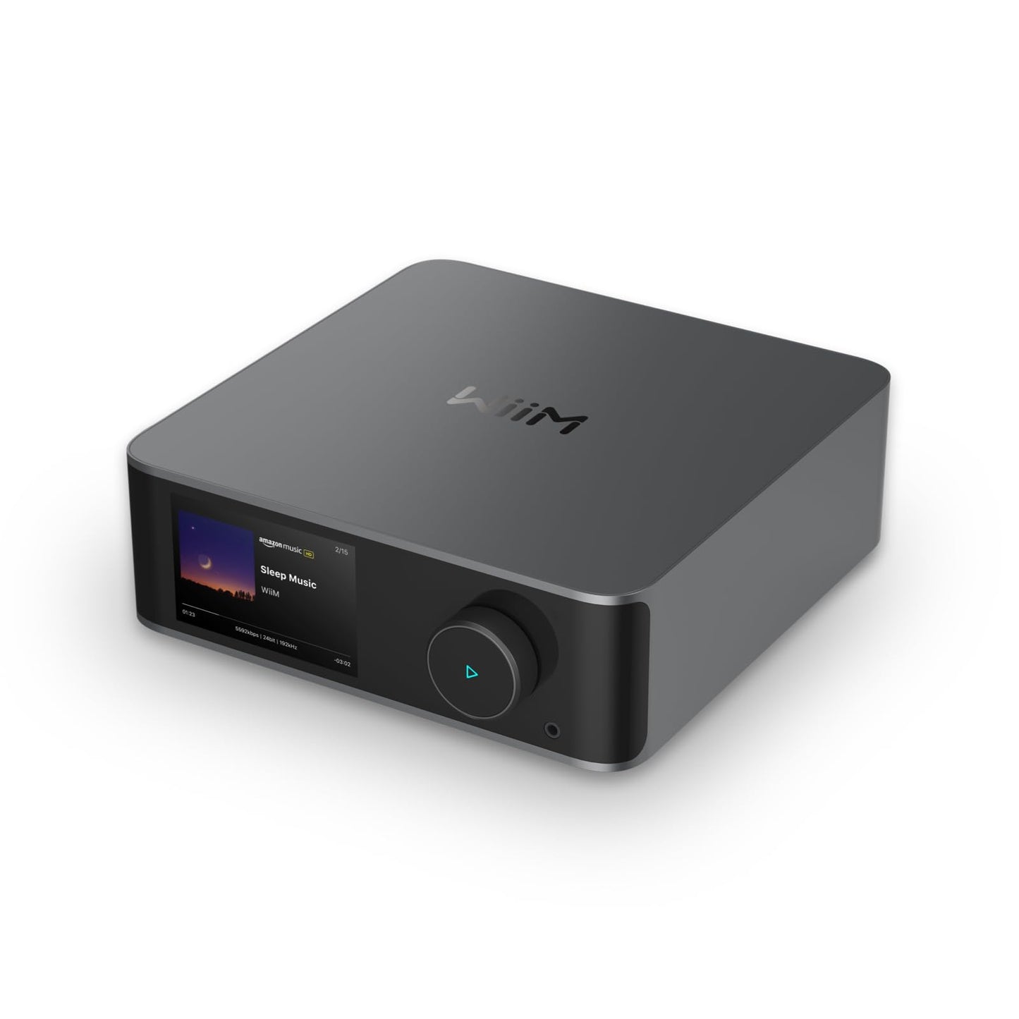 Preamplificador Digital WiiM Ultra Gris con Pantalla Táctil 3,5" Compatible con Google Cast, Alexa y Reproducción de Spotify, Amazon Music, Tidal