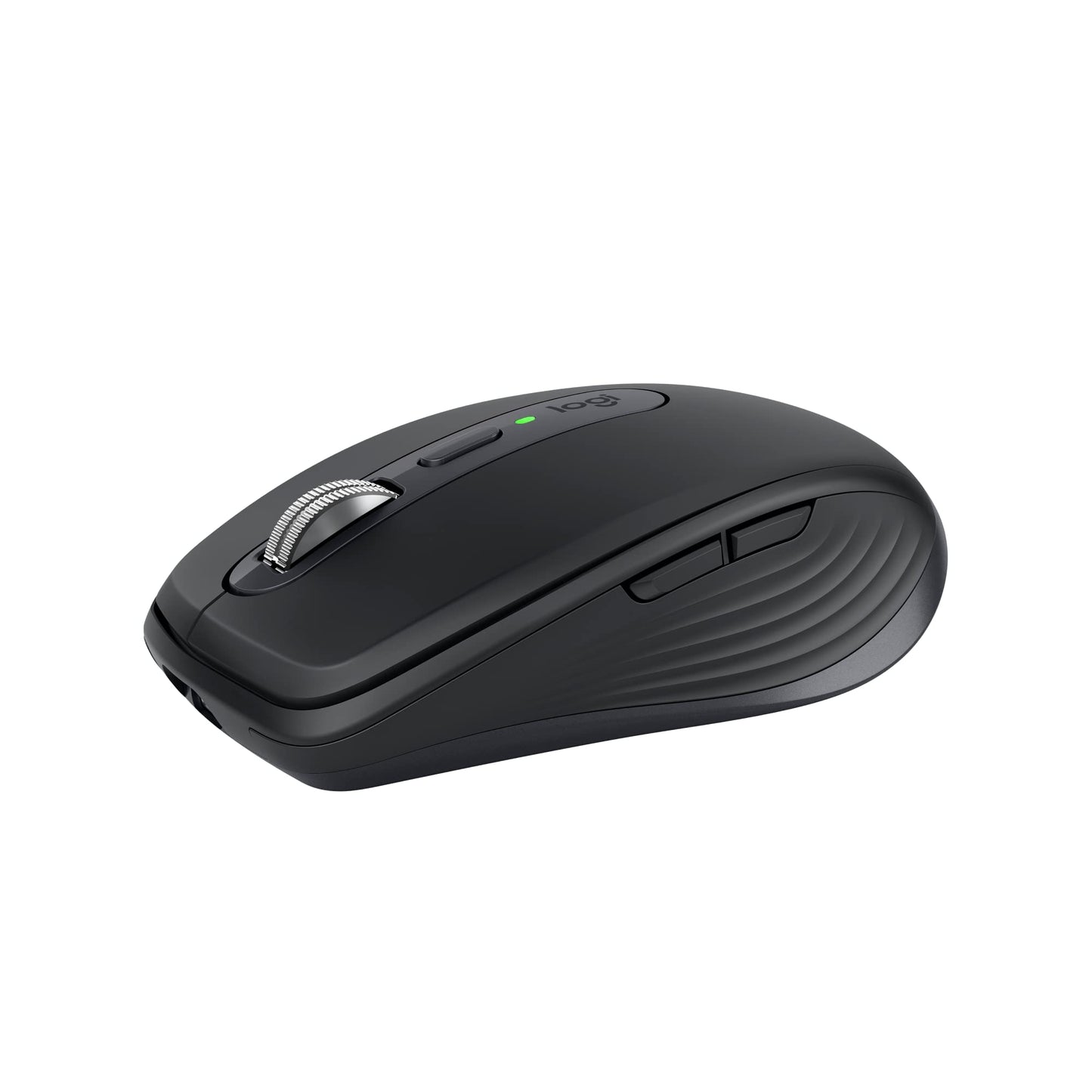 Logitech MX Anywhere 3S Compact Mouse inalámbrico, Desplazamiento Veloz en Todos Lados, dpi 8K, silencioso, Botones programables, USB C, Bluetooth, Windows PC, Linux, Chrome, Mac - Negro