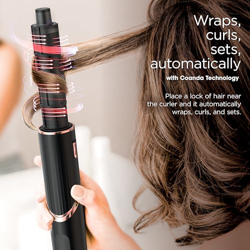 SHARK, FlexStyle Sistema de Peinado y Secadora de Cabello, Multiestilizador con 5 Funciones y 6 Accesorios, Ideal para Todo Tipo de Cabello, Color Negro, HD440BK
