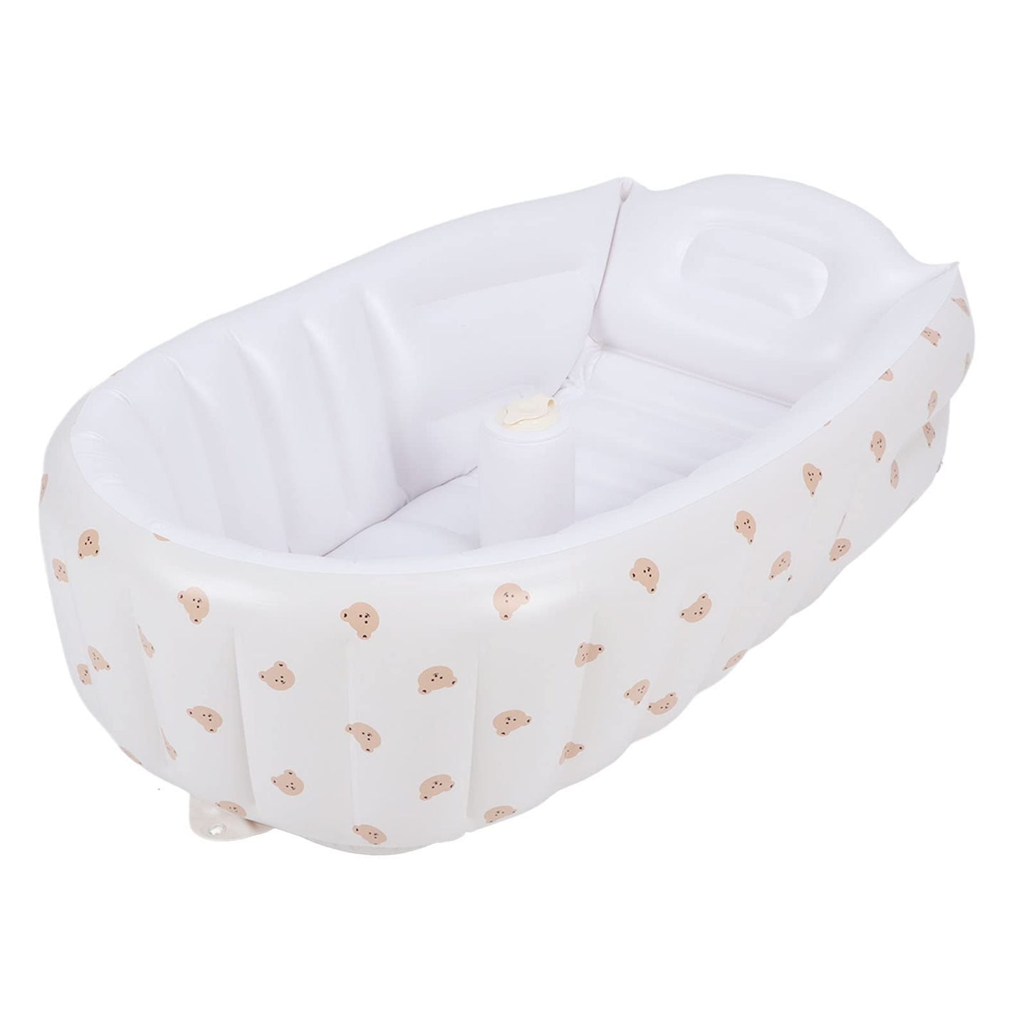 Bañera Inflable para bebé, Asiento de Bañera para bebé Recién Nacido para bebé, Mini Piscina de Viaje Plegable Portátil, Ayudar a los Bebés a la Bañera para Niños Pequeños (Tipo C)