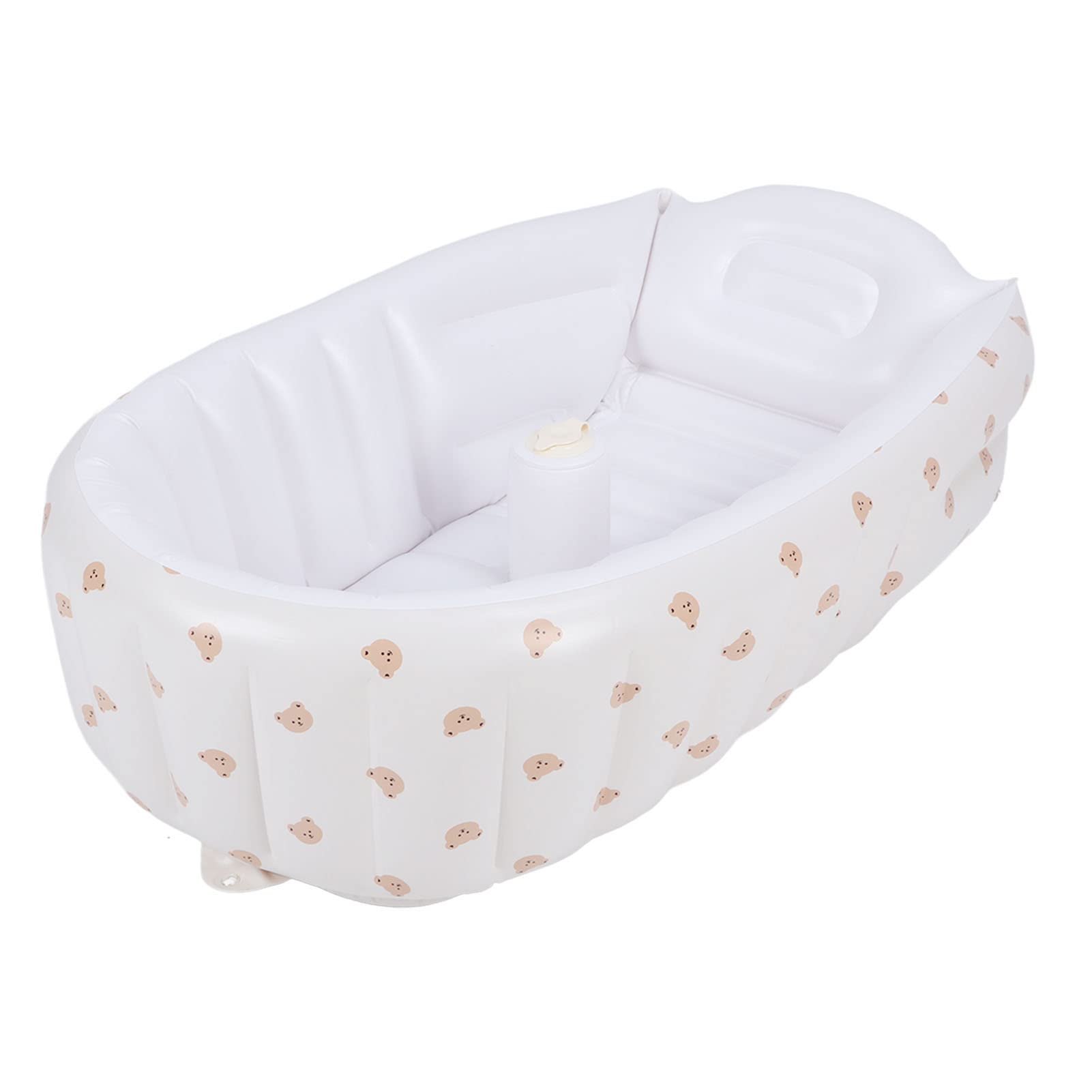 Bañera Inflable para bebé, Asiento de Bañera para bebé Recién Nacido para bebé, Mini Piscina de Viaje Plegable Portátil, Ayudar a los Bebés a la Bañera para Niños Pequeños (Tipo C)