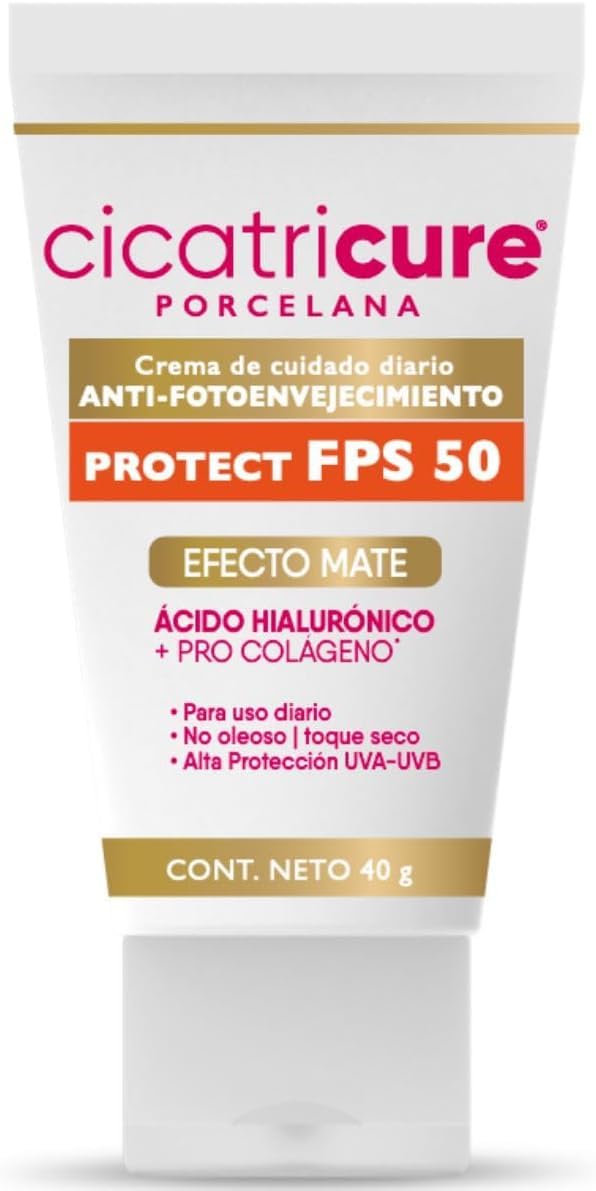CICATRICURE 3 PACK Porcelana Serum Peeling Facial 30ml + CICATRICURE Porcelana Crema Gel Facial 50g + Cicatricure Porcelana Crema Anti FOTOENVEJECIMIENTO FPS +50 40g