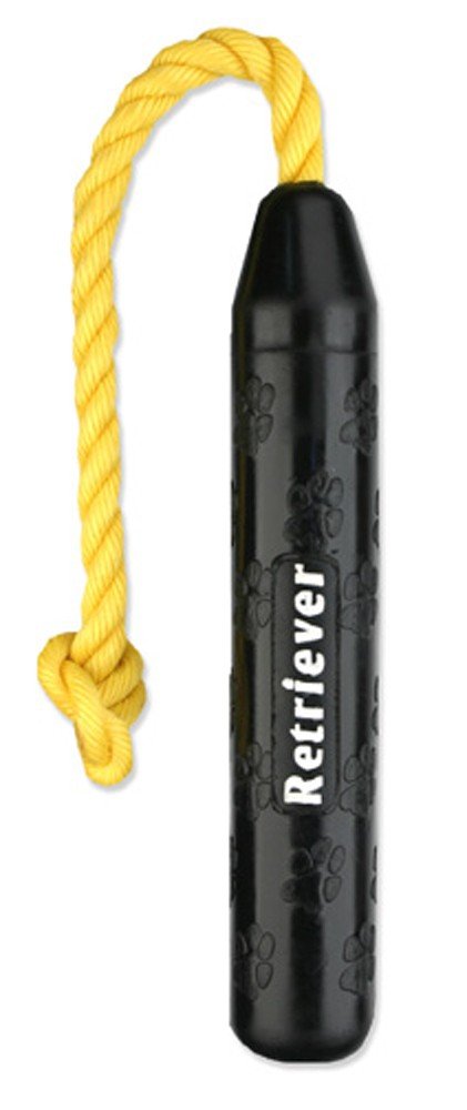 Juguete para Mascotas TireBiter Negro con Cuerda de Poliéster 11 Pulgadas