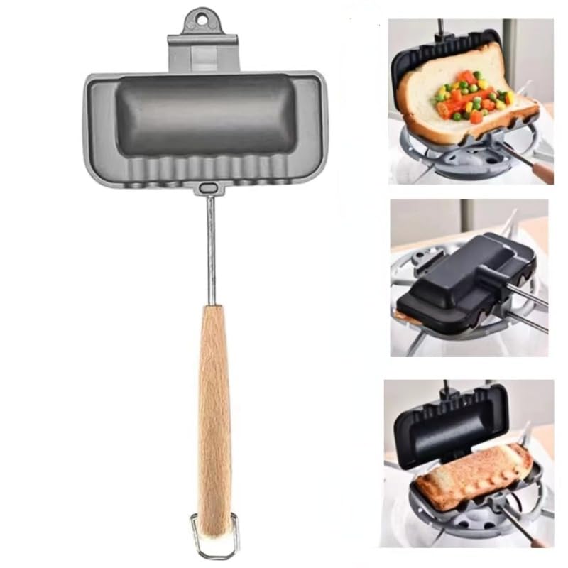 Sandwichera 4w1h Plegable Antiáderente para Cocina