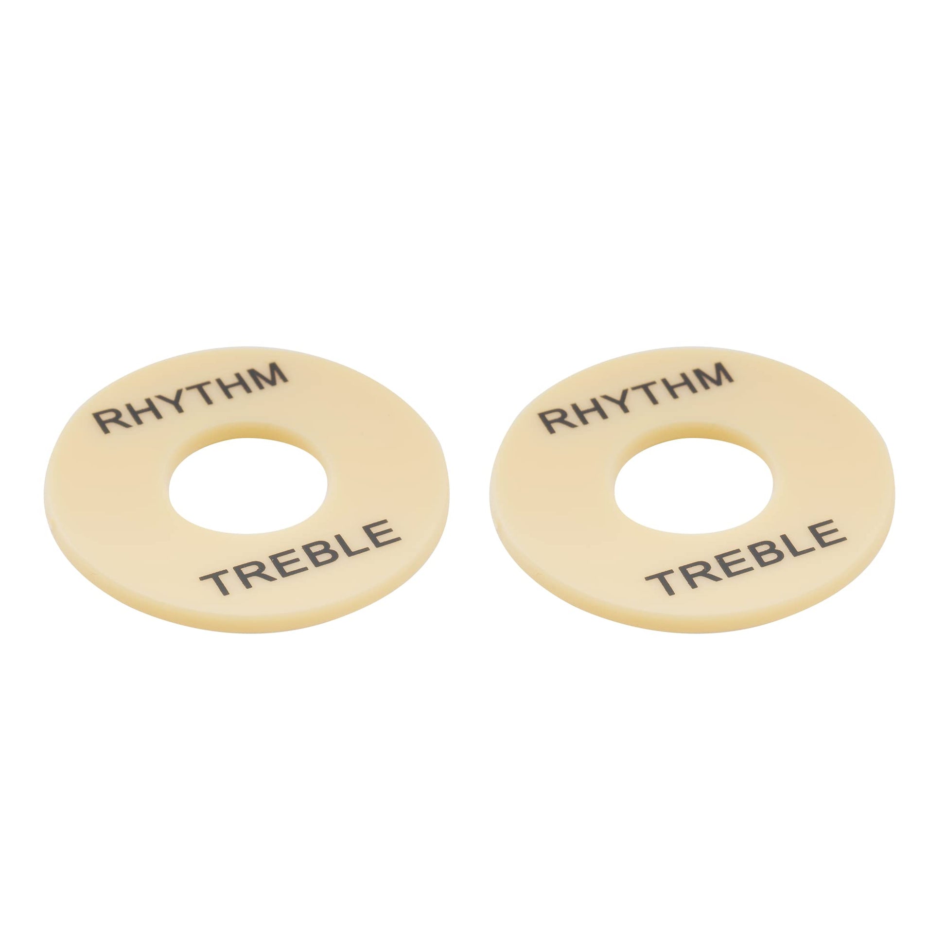 Musiclily Placa Selector Rhythm Treble para Guitarra Les Paul, Marfil (2 piezas)