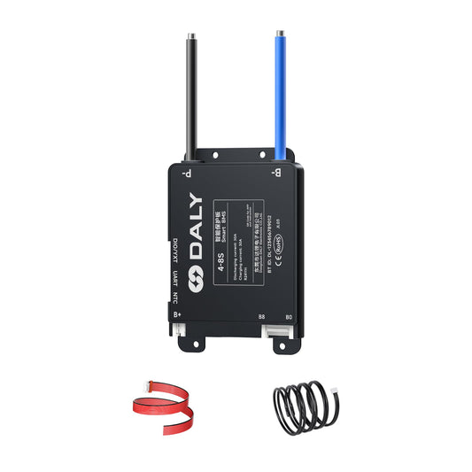 BMS DALY Bluetooth Integrado 30A 12V-24V Protección de Batería de Litio para E-Bikes y Scooters