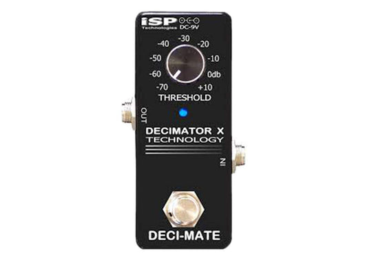 ISP Technologies Technologies Deci-Mate Micro Decimator Pedal de reducción de ruido para guitarra