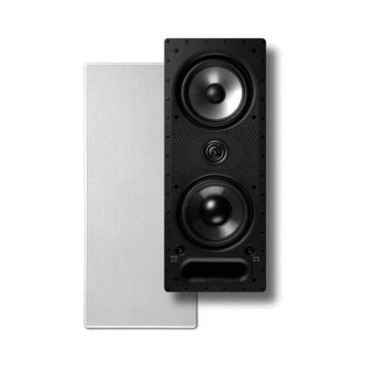 Polk Audio Vanishing Series 265-LS - Altavoz de 3 vías en la Pared, Doble Driver de Equilibrio dinámico de 6.5 Pulgadas y Altavoz de Agudos de radiador de Anillo de 1 Pulgada, tecnología Polk