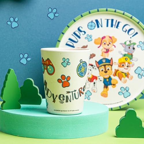Juego de Vajilla Infantil Zak Designs PAW Patrol Azul y Amarillo Sostenible 3 Piezas