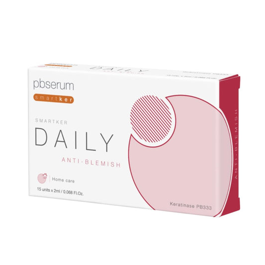 PBSerum Smartker Daily Anti-Blemish 15 unidades de 2ml c/u - Solución Para la Suavidad de la Piel y Rejuvenecimiento
