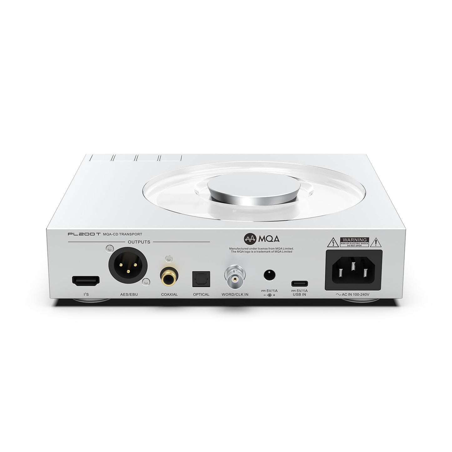 SMSL PL200T Reproductor de CD MQA-CD Transporte Reloj Entrada Salida P.A.S.S. Sistema óptico coaxial AES I2S Salida /Reproductor de CD Entrada con mando a distancia