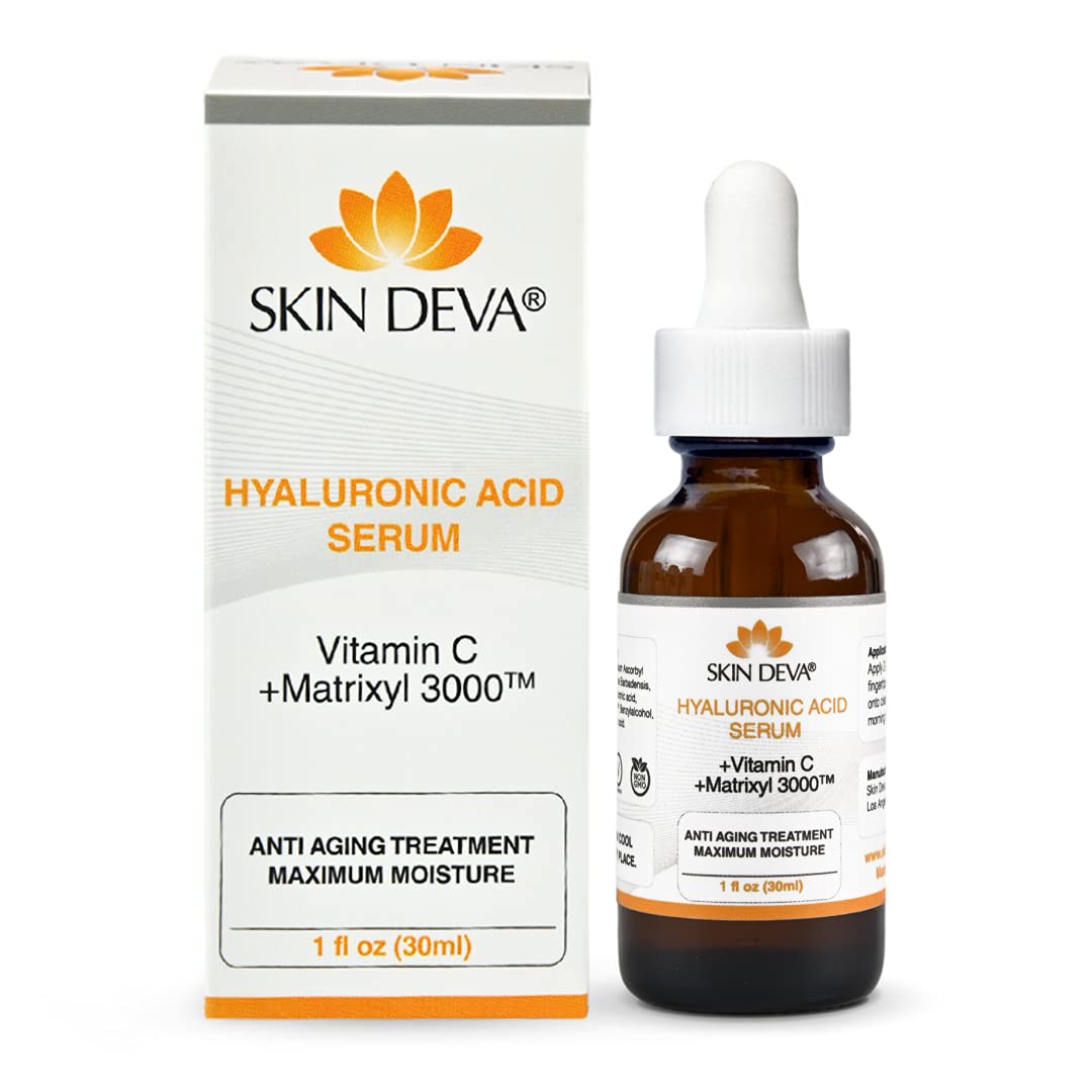 Hyaluronic Acid with Vitamin C - For all types of skin - Best serum for Face 1 oz