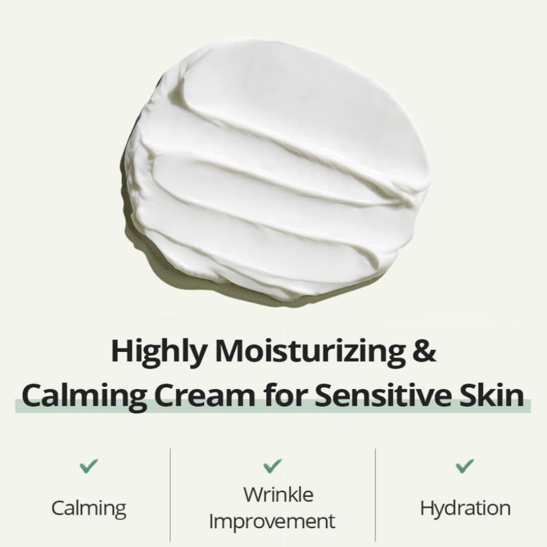 Farm Stay FARMSTAY Tea Tree Biome Calming Cream - Daily Face Moisturizer, Korean Skin Care, Calming and Hydrating Cream for Dry, Sensitive Skin, Tea Tree Face Cream, Wrinkle Improvement, 2.70 Fl. Oz / 80ml