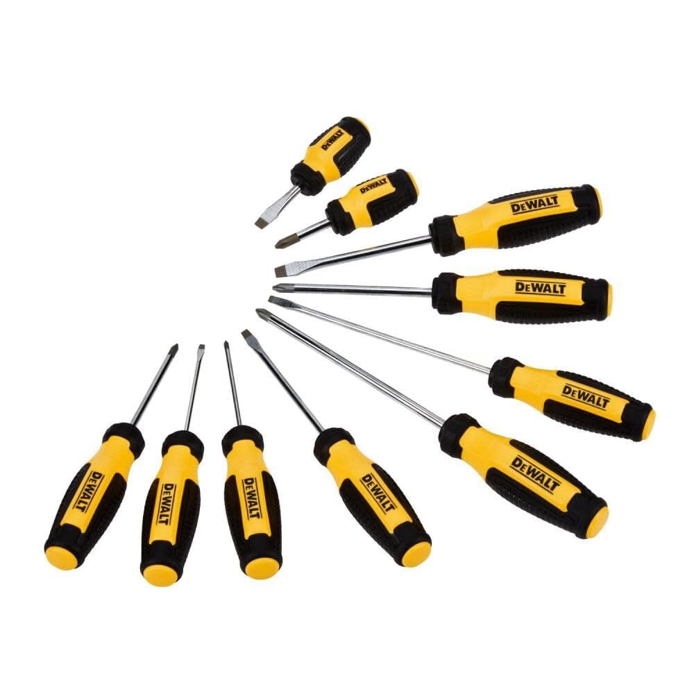 DEWALT Juego de destornilladores de barra fija (10 piezas) (DWHT65201)