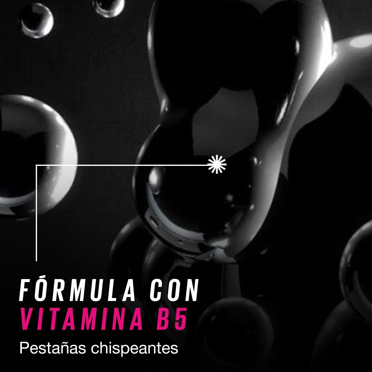 Maybelline Nueva Mascara de Pestañas con Pro Vitamina B5, Lash Sensational Firework, Lavable, Negro, 8.75ml