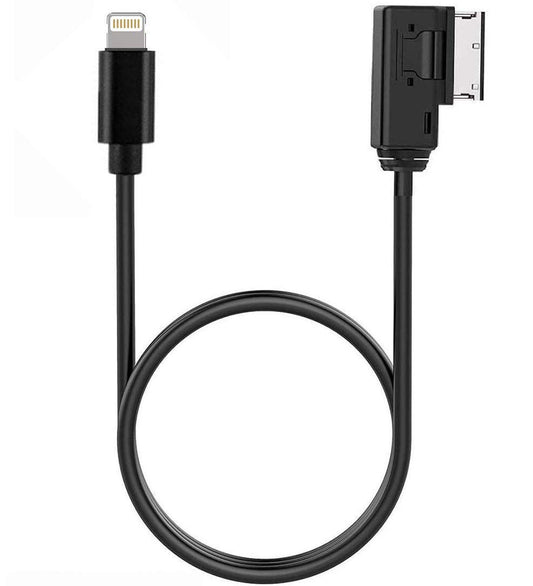 Cable Adaptador de Carga para Apple iPhone Blanco Compatible con Audi y VW