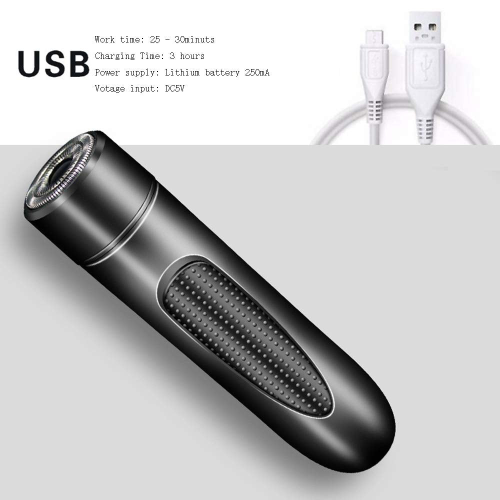Men's Mini Single Head Shaver Men Electric Razor Manual Face Shaver for Man