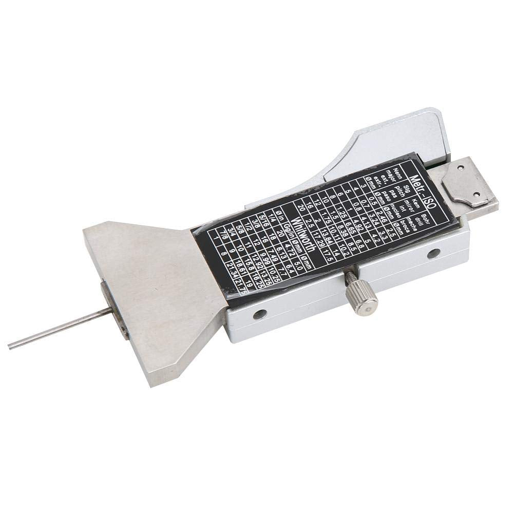 Medidor de Profundidad de Llanta Digital Electrónico Acero Inoxidable Herramienta Industrial para Hardware de Medición (0-25mm)