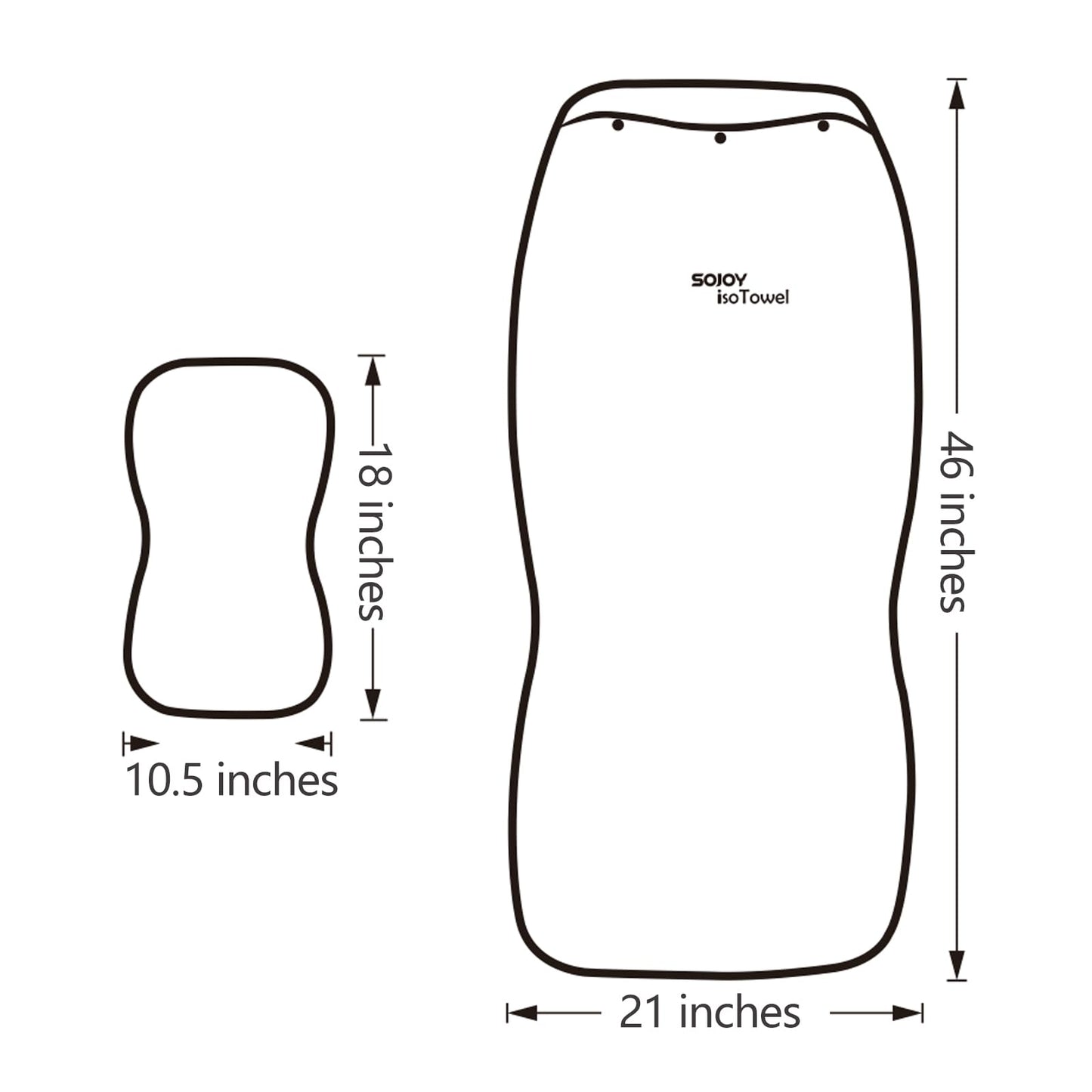 Sojoy IsoTowel Funda para Asiento Delantero de Coche - Protector de Asiento de Coche de Microfibra Absorbe Sudor de Secado Rápido Antideslizante Funda Toalla para Asiento - Tela Panal Cuatro