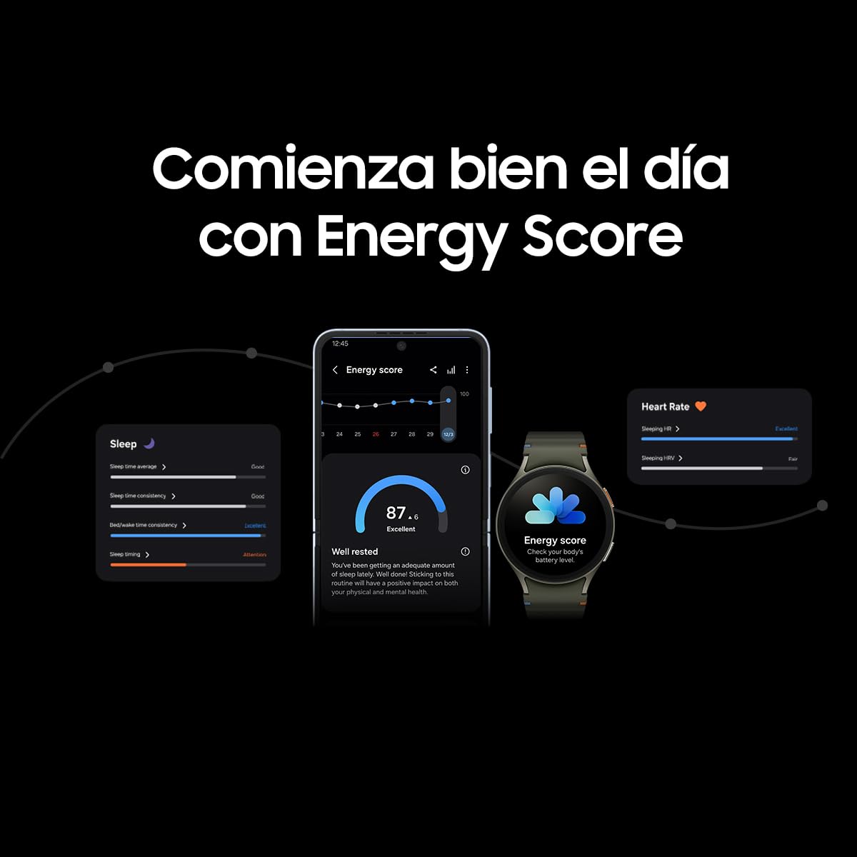 Smartwatch Samsung Galaxy Watch7 44mm Khaki AI Nacional con Garantía