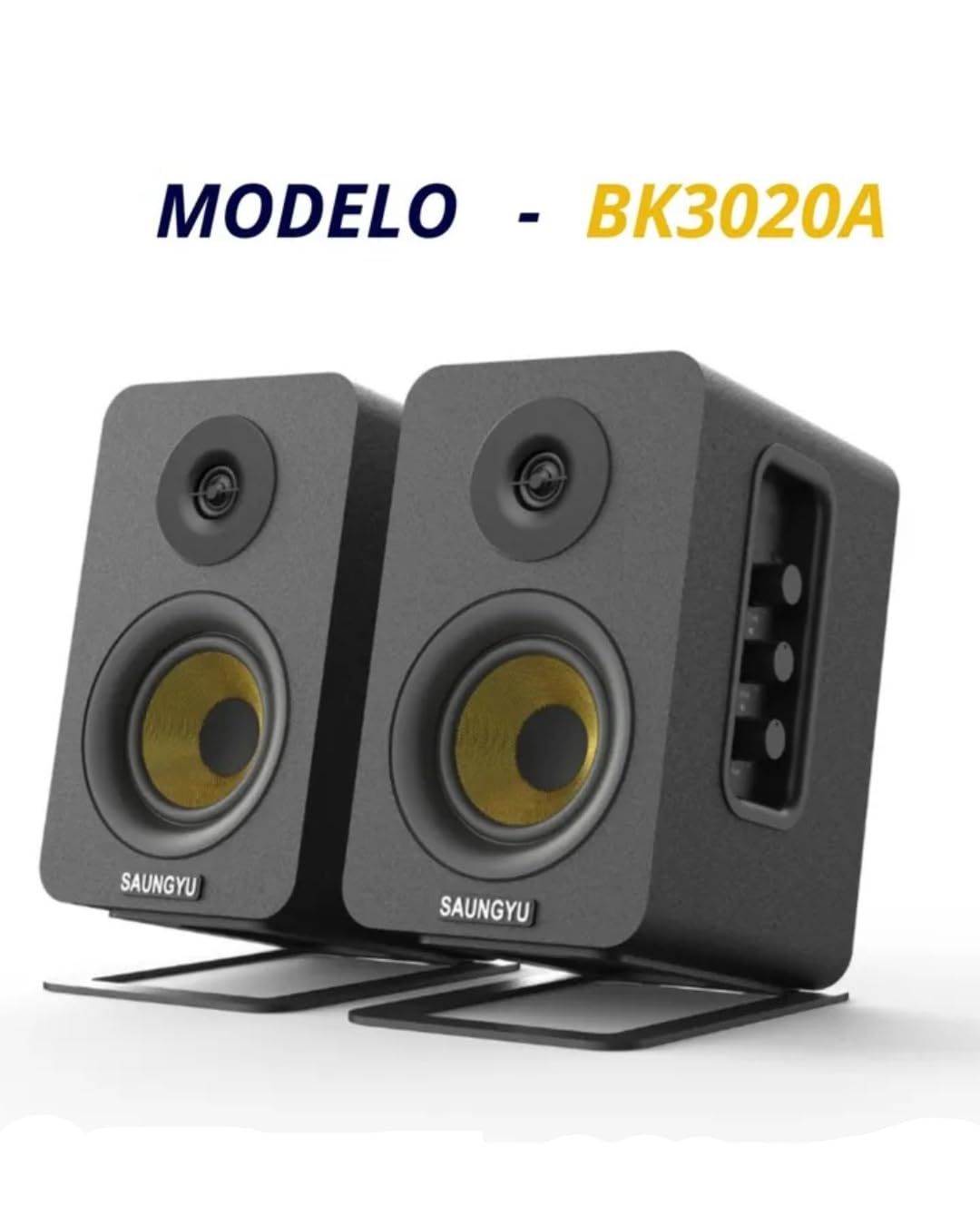 BLACK UNICORN Sistema de Audio con Sonido Envolvente con Subwoofer, Sonido Impactante, 40 W RMS, Graves Potentes, Entradas de 3.5 mm/RCA, PC/TV/Móvil/Tablet