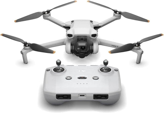 DJI Mini 3, Dron Mini con cámara Ligero y Plegable con vídeo 4K HDR, 38 min de Tiempo de Vuelo, Grabación Vertical y Funciones Inteligentes