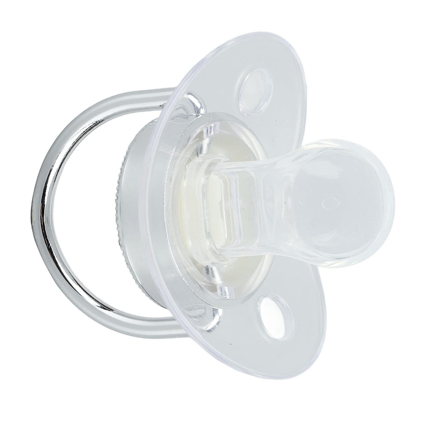 Chupete de bebé de Silicona, Chupete de bebé sin Costuras y Ergonómico Saludable y Seguro para Bebés de 6 a 18 Meses (Letra M)