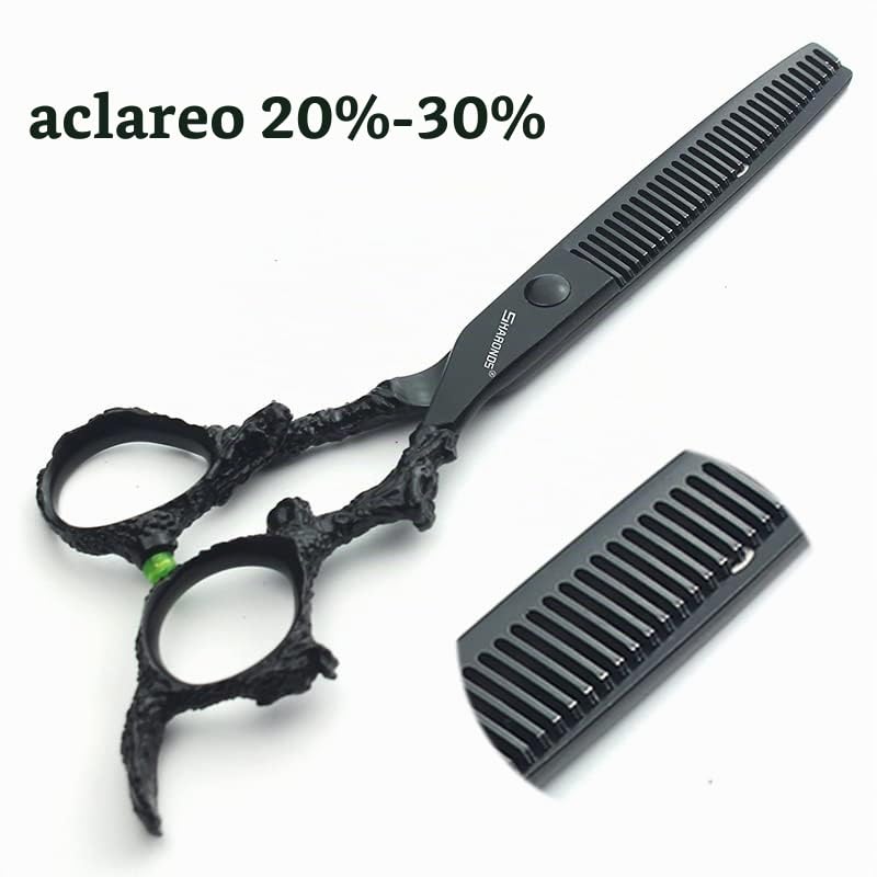 Barber Professional - Juego de tijeras de peluquero JP440c de alta gama de 6/7/7.5/8/9 pulgadas Juego de tijeras para cabello (6 pulgadas-2 piezas-D)