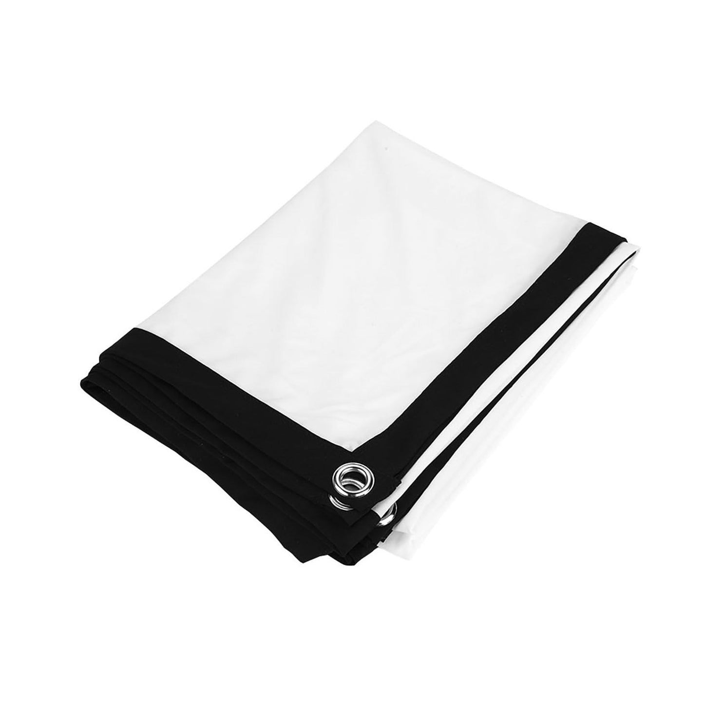 SUNGOOYUE Pantalla de Proyección, 60-100 Pulgadas 16: 9 Pantalla de HD Película 3D Cortinas de Pantalla Portátiles, Pantalla de Al Aire Libre Lavable de Doble Cara para (84in)