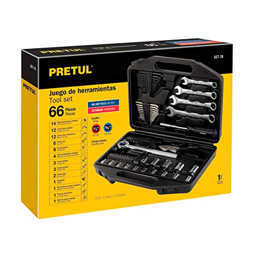 Juego de Herramienta Pretul 66 Piezas SET-70