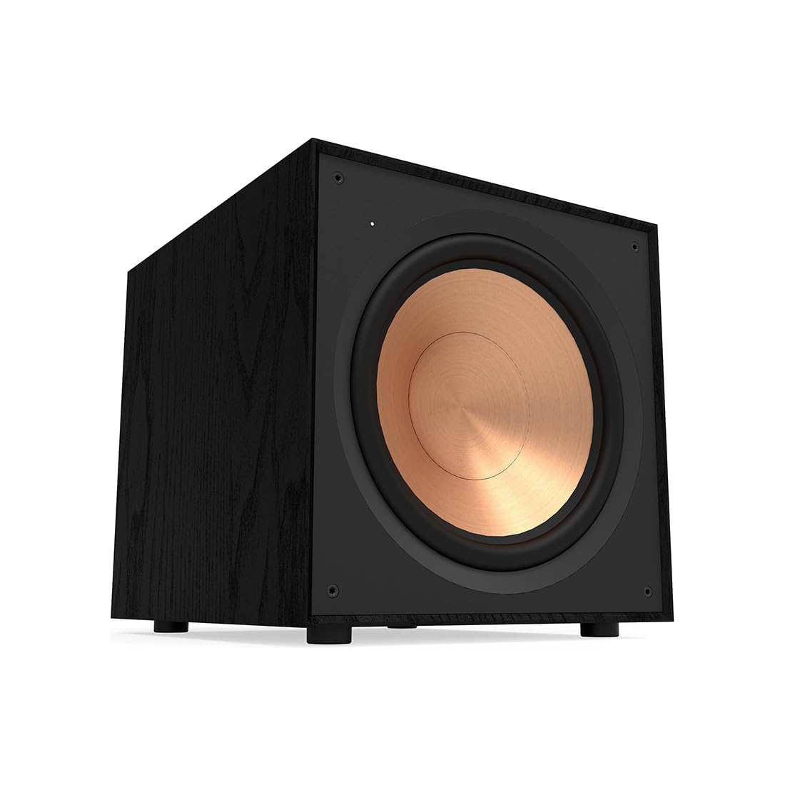 Subwoofer Klipsch Spun-Copper Referencia con Altavoces de Polímero Cristalinos Termoformados de Disparo Frontal Renovados