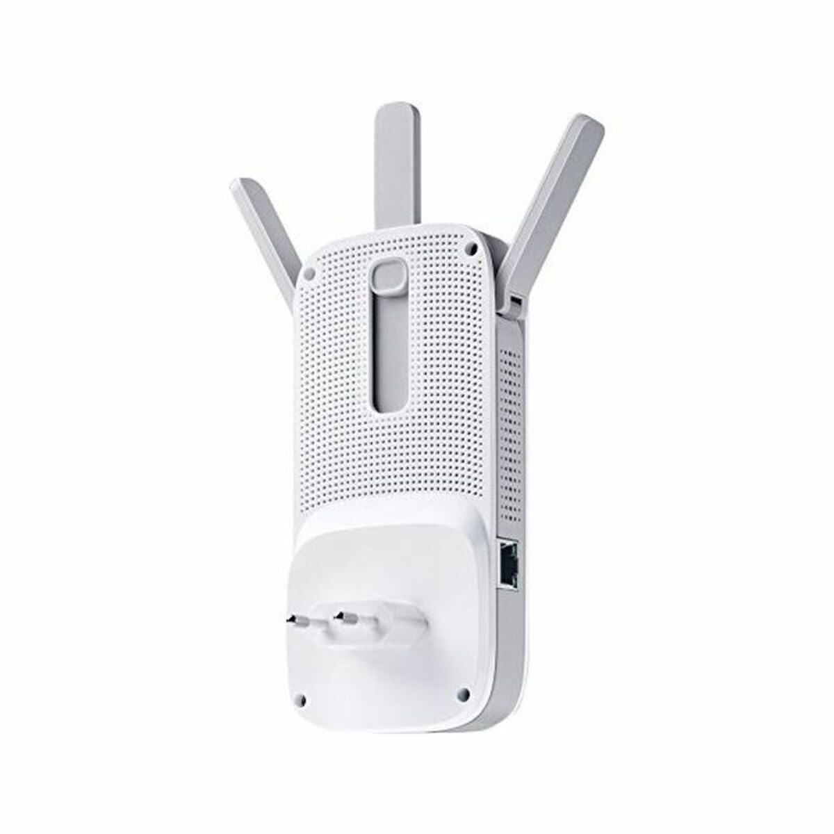 TP-Link RE450 Extensor de Rango de Repetidor WiFi de Banda Dual Universal, 3 Antenas Externas, Puerto Gigabit Ethernet, AC1750, Modo AP Compatible, Blanco