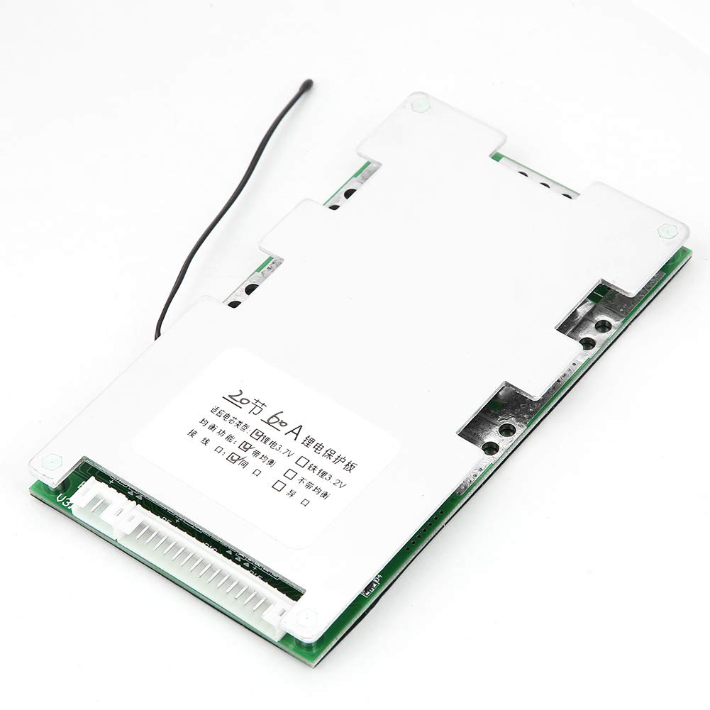 Placa de Protección de Batería de Litio 20S 60A con Carga de Equilibrio y Funciones de Protección