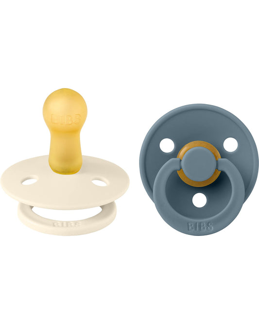 BIBS 5713795200313 PACIFIER, Ivory/Petrol, 2 piezas