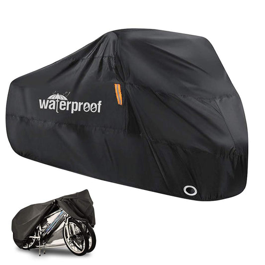 Dasking Funda para Bicicleta Moto Impermeable al Aire Libre Cubierta Resistencia al Agua Protección contra Polvo Viento UV Sol con Orificio de Bloqueo Antióxido Funda para Vehículos, Bicicleta de Montaña, Carrectera, Pista, Moto Deportivo