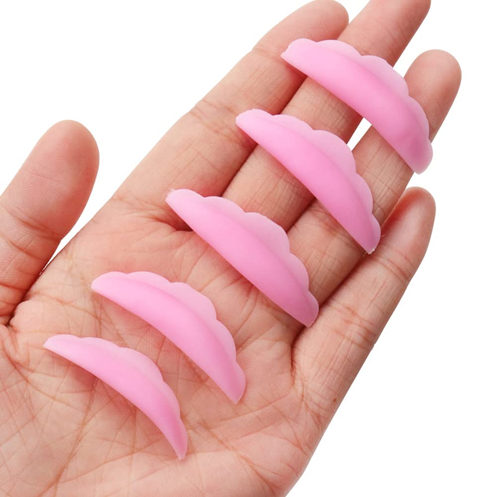 SUKPSY Juego de extensión de injerto de pestañas en forma de Y, cepillo de pestañas permanente, almohadilla de silicona, cepillo de elevación de pestañas, multifunción, espejo de control para herramientas de maquillaje de pestañas