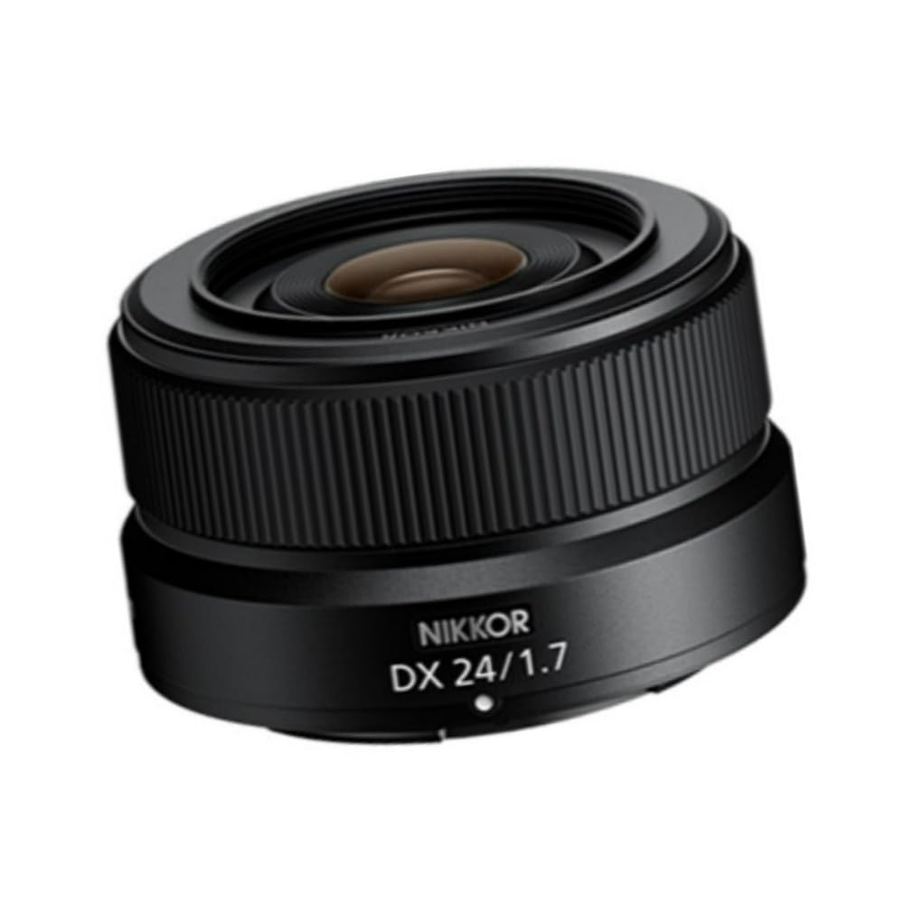 Nikon NIKKOR Z DX 24mm f/1.7 | Lente Prima Gran Angular de Apertura Extragrande para cámaras sin Espejo tamaño APS-C/Formato DX Serie Z USA Modelo, Negro