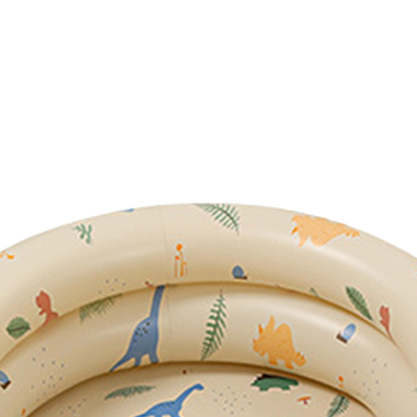 Piscina Inflable Familiar Retro Beige con Diseño Engrosado que Ahorra Espacio para Interiores y Exteriores